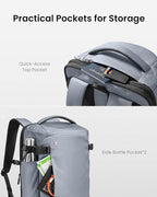 tomtoc Travel Backpack 28L, TSA Friendly Flight Approved Carry-on Luggage Hand - Image 7
