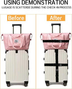 Luggage Straps for Suitcases, Adjustable Travel Belt, Durable Wide Luggage Strap - Image 4