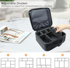 Travel Makeup Bag Makeup Cosmetic Train Case Organizer Portable Storage Bag - Image 3