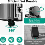 Hard Shell Luggage 20 Inch Travel Suitcase, ABS Aluminum Frame, Lightweight - Image 5
