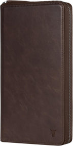 TORRO Premium Leather Family Travel Wallet, RFID Blocking Travel Organizer by TORRO