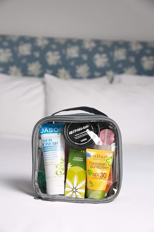 EzPacking Clear TSA Approved 3-1-1 Travel Toiletry Bag - Image 9