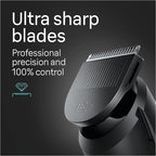 Braun All-in-One Style Kit Series 5 5480, 8-in-1 Trimmer for Men with Beard Trimmer, Body Trimmer for Manscaping, Hair Clippers & More, Ultra-Sharp Blade, 40 Length Settings, Waterproof
