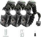 20 in 1 Survival Paracord Bracelet Adjustable Gear Kit by NVioAsport