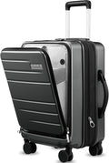 LUGGEX Carry On Luggage 22x14x9 Airline Approved, Expandable Polycarbonate by LuggeXLUGGAGE
