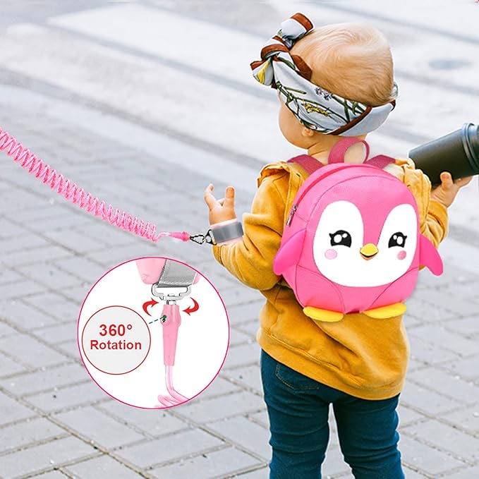 Accmor Toddler Harness Backpack Leash, Cute Penguin Kid Backpacks - Image 7