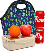 FlowFly Neoprene Lunch Tote Insulated Thermal Reusable Lunch Bag Box - Image 7