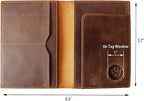 STAR VISTA Albatross Leather Travel Passport Holder, Minimalist Design - Image 3