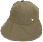 Linen Victorian Bonnet Hat Sun Cap, Foldable Summer Visor | New Katy - Image 2