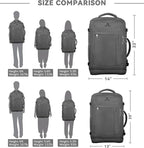 60L Travel Laptop Backpack for Men, Extra Large Backpack, Big Capacity Carry On - Image 4