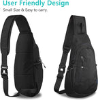 TITECOUGO Small Sling Bag, Lightweight Crossbody Backpack - Image 3