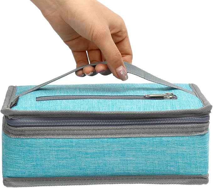 FlowFly Small Insulated Lunch box Portable Soft Bag Mini Cooler Thermal Meal - Image 7