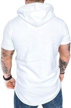 Lexiart Mens Fashion Athletic Hoodies Sport Sweatshirt Solid Color Fleece - Image 2