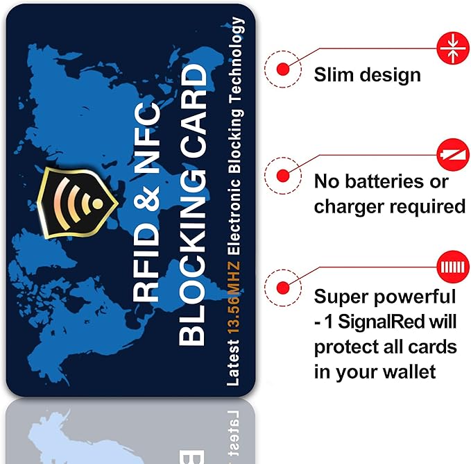 SaiTech IT 10 Pack RFID Blocking Card NFC Contactless Debit/Credit Card ATM - Image 7