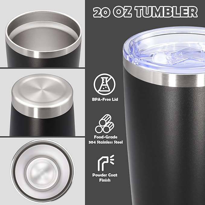 20oz Tumbler Stainless Steel Tumbler Cup - Image 3