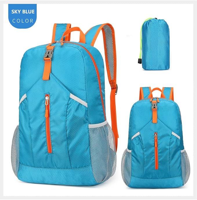 25L Hiking Backpack Foldable Sports Daypack Camping Collapsible Bag Water - Image 2