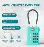 ANVIL 4 Digit Luggage Locks, TSA Locks - Image 4
