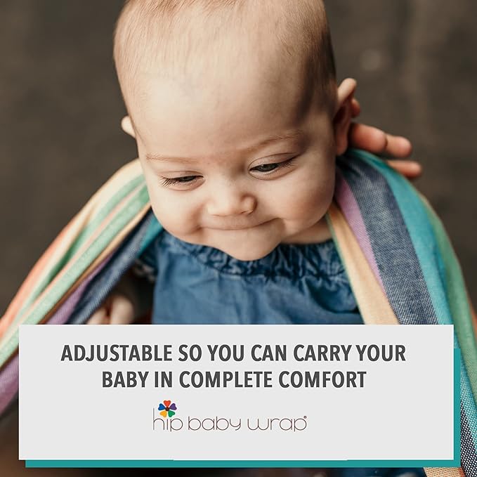 Hip Baby Wrap - 100% Soft Cotton Baby Sling Wrap - Baby Hip Carrier - Nursing - Image 4