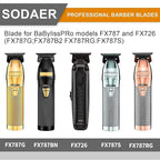 BLACKFX 2.0 Replacement Blades Compatible with BaBylissPRO FX787 & FX726 Trimmers, for Outlining Hair Trimmers (FX787) and Trimmers (FX726) -black