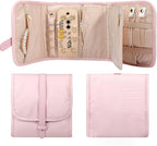 Voova Travel Jewelry Holder Organizer Case, Small Jewelry Storage Bag by Voova