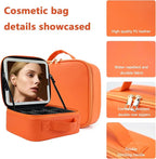 Travel Makeup Bag for Women and Makeup Artists Cosmetic Organizer Large Makeup - Image 6