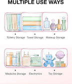 BAGSMART Clear Toiletry Bag, 2 Packs TSA Approved Water resistant Quart Size - Image 5