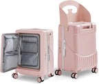 TABU 20" Ride-on Luggage with Seat，Front Opening Carry-On Hardshell Ride On by TABU