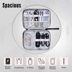 CILLA Travel Cord Organizer Case, Portable Waterproof Storage Bag - Image 3