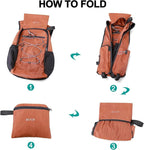 BOVIP 20L Hiking Backpack Lightweight Packable Hiking Daypack Small Travel - Image 4