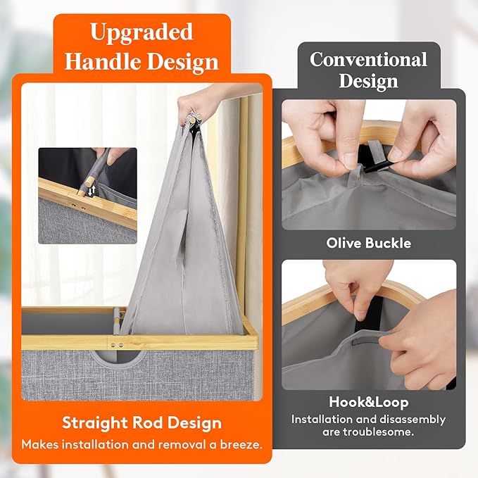 Lifewit 120L Double Laundry Hamper - Image 3