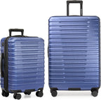 U.S. Traveler Boren Polycarbonate Hardside Rugged Travel Suitcase Luggage by USTraveler