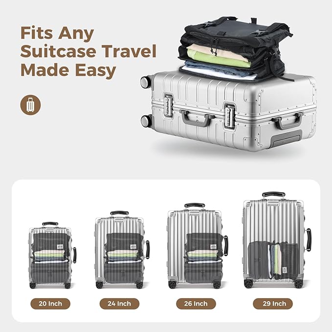 Hanging Packing Cubes for Travel – Portable Closet Organizer - Image 5