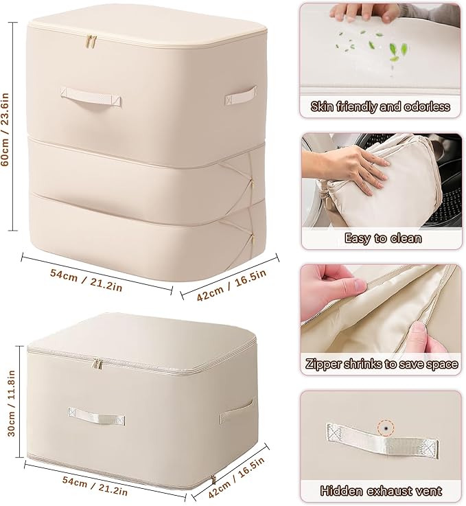 3PCS XL ultra space saving bags self compression organizer bags Space saver bag - Image 4
