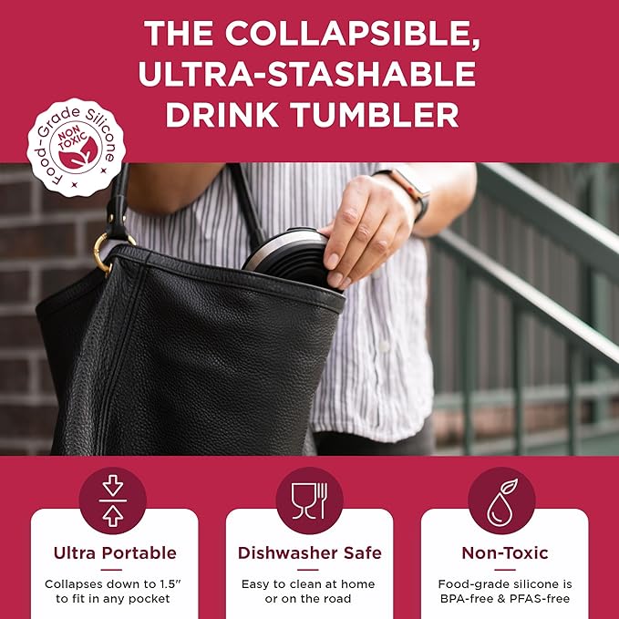 HYDAWAY 16oz Collapsible Tumbler - Image 3