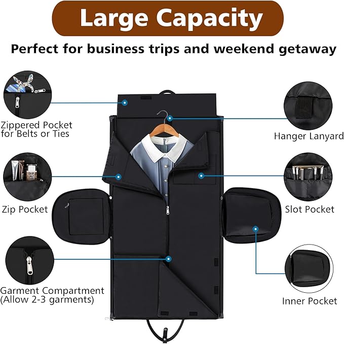 Convertible Garment Duffel Bag for Travel - Image 3
