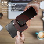 Polare Luxury RFID Blocking Leather Passport Holder Travel Wallet - Image 3