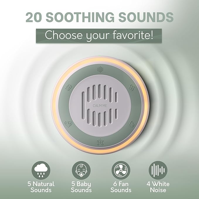 Calm Me White Noise Machine for Office Privacy & Noise Canceling, Plug in Wall - Image 5