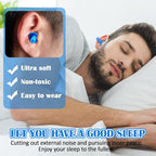 TrelaCo 100 Pairs Ear Plugs Bulk, NRR 29dB Reusable Silicone Ear Plugs - Image 6