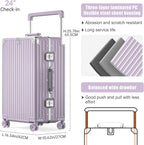 Aluminium Frame Checked-Luggage - Image 6