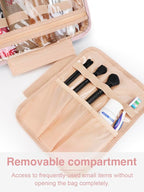 Women's Hanging Toiletry Bag, Waterproof Travel Cosmetic Organizer - Image 4