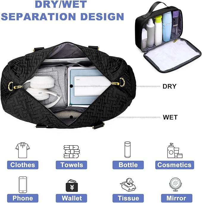 Women Duffle Weekender Travel Bag: Large Duffel Bags - Image 5