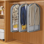 Zilink 40" Suit Bags for Closet Storage Clear Mink Coat Storage Bag Hanging - Image 2