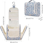 Narwey Hanging Toiletry Bag for Women Travel Makeup Bag Organizer Toiletries - Image 6