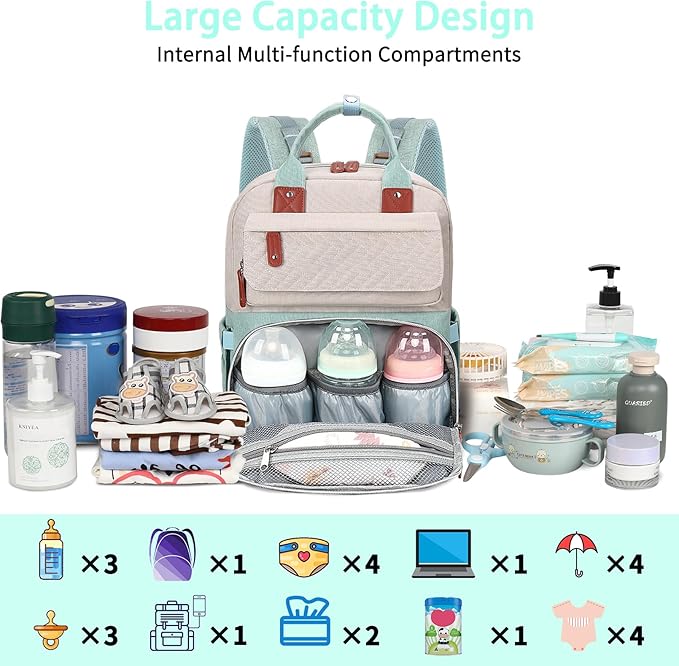 Diaper Bag Backpack, Baby Diaper Bag - Image 4