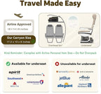 Small Rolling Backpack for Women, Lightweight Travel Backpack - Image 9