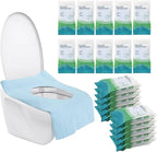 Tebery 100 Pack Toilet Seat Covers Disposable, Individually Wrapped Travel by Tebery
