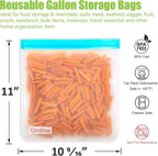 Reusable Gallon Food Storage Bags - Image 3