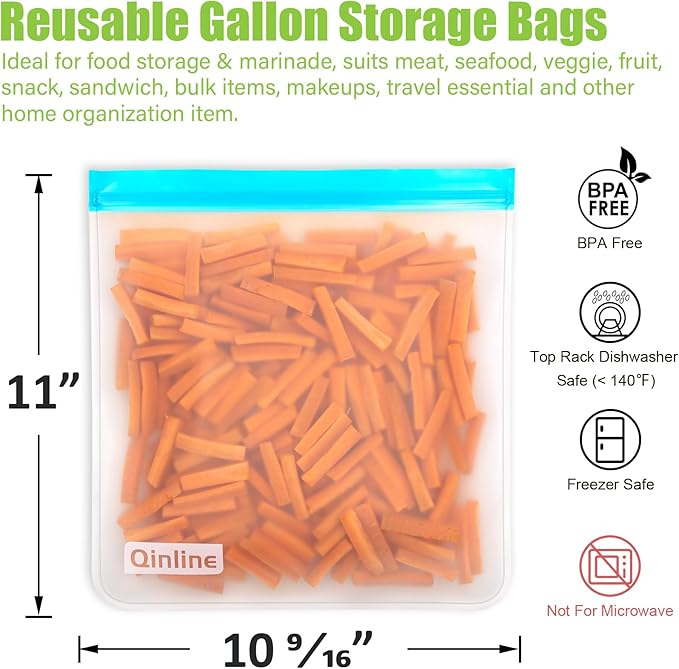 Reusable Gallon Food Storage Bags - Image 3