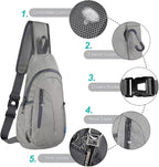 TITECOUGO Small Sling Bag, Lightweight Crossbody Backpack - Image 5
