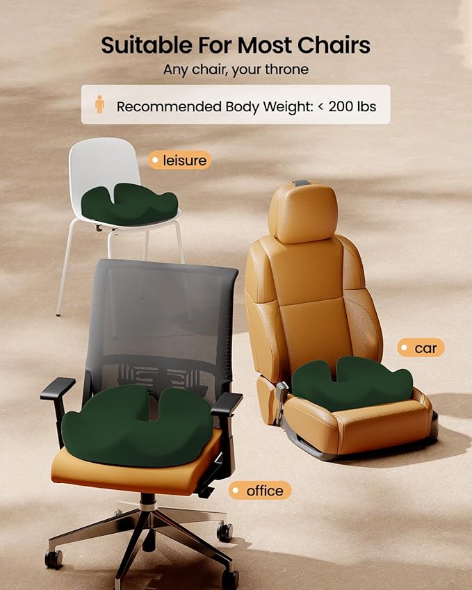 ProtoArc Seat Cushion, Office Chair Cushion - Image 6